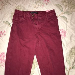 Zara red mom jeans ❤️💛
